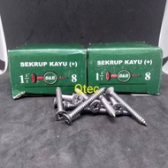 Wood screw 1 1 1/ 2x8 (+) - wood screw 1.5x8 (+)