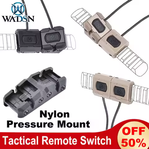 Mod Button Remote Pressure Switch SF/Crane Plug WeaponLight Accessory for PEQ OGL Surefir M300 M600 