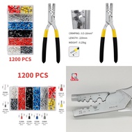 Wire connector crimping Tool 1200pcs insulated cord end terminals for home improvement hand tools real stock DIY Tools