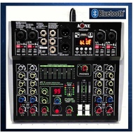 Mixer A-ONE มิกเซอร์ เอฟเฟคแท้ DSP ฟังก์ชั่นครบ 4/6 แชลแนล EQ 7 Band 24 Bit รุ่น 602 DSP เครื่องผสมส