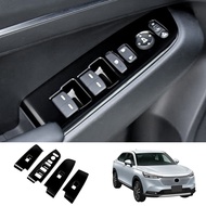 Car Window Glass Lift Button Switch Cover Trim Door Armrest Panel for -V Vezel 2021 2022 LHD