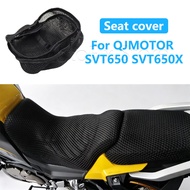 For QJMOTOR SVT650 SVT650X SVT 650 X Motorcycle Seat Cover 3D Mesh Fabric Seat Breathable Heat Insul