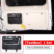 For 2010-2023 Toyota Land Cruiser Prado 150 Tailgate Trunk Emergency Toolbox LC150 Interior Upgraded