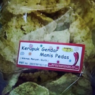 krupuk gendar manis pedas