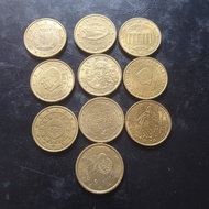10 Coin Euro 10 Cent / 10 Negara Europa 