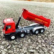 {fdsgtf} jing bang 1:50 Alloy Dump Truck Engineering Vehicle Model Dump Truck Toy Large Trailer Mode