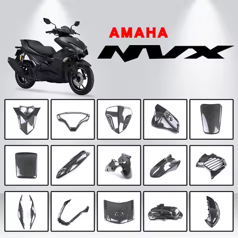 Suitable for Yamaha Aerox 155 NVX 2021-2024 scooter with carbon fiber full body fairing and 3K dry c