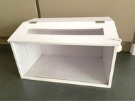 暖燈爬蟲箱 蜥蜴箱 刺蝟 木製寵物飼養箱 有暖燈溫度計 抽氣扇