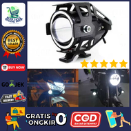 Lampu Tembak Motor Transformer LED IP65 Cool White 8W - U7 / Lampu Tembak Sorot Motor Depan Trail Ma