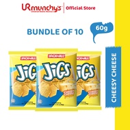 Jack n Jill JIGS - Cheesy Cheese 60g x 10