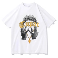 T-Shirt Kapas Tupac Remaja Y2k Grafik Retro Anime Klasik Grunge T-Shirt Grafik Pastel Grunge