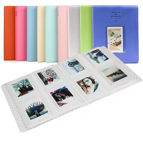 128 Pockets 3-Inch Mini Photo Album for Fujifilm Instax Mini 40 12 11 10 9 7 8 8+ 25 50 70 90 SP-2 L