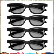 4Pcs Polarized Passive 3D Glasses for Cinema IMIX Screen