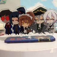 Limbus Company Standing Anime KeyChain ‌Ishmael Hong Lu Men Key Chain for Women Cartoon Creative Fig