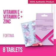 Fortima Vitamin E + Vitamin C + Zinc 8 Tablets