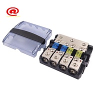 LED Car Audio Stereo Fuse Box Block 0/4 Gauge In/Out 60Ax2+100Ax2 Mini ANL Car Audio Amplifier Modif