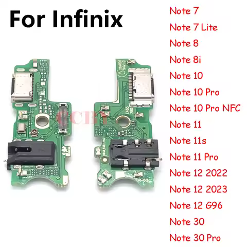 For Infinix Note 7 8 8i 10 11 11S 12 30 Pro Lite VIP USB Charging Port Dock Connector Flex Cable