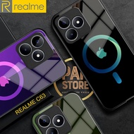 Softcase Glass Case Realme C63 2024 Latest Realme C63 Mobile Phone Case - Mobile Phone Protector - M