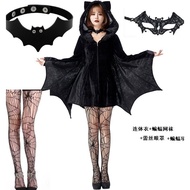 M-4XL Halloween Costume - One-Piece Vampire & Witch Design for Adults and Kids