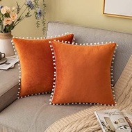 50x50 Pompom sofa Cushion Cover