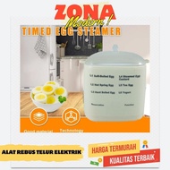 Electric Egg Boiler 4 Slots 6 Preset Mode Timer Automatic Egg Boiler Steamer Egg Boiler