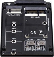 Cablecc B+M SSD Card Dual MSATA NGFF JBOD Raid0 Span Bridge to SATA Combo 2.5inch HDD Disk Drive Enc
