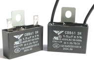 คาปาซิเตอร์ พัดลม Hatari   Capacitor 1.5uf- 400v มีสายเเละไม่มีสาย เกรดคุณภาพดี