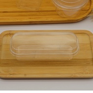 (50pcs) 280ml  Bekas Tiramisu 280ml Pudding Box / Mousse Box /Long Cake Box Ice Cream Fruit Cheeseku