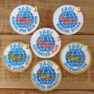 Padi Scuba Diver embroidery patches 01 iron on patch embroidery patch iron on embroidery patch iron 