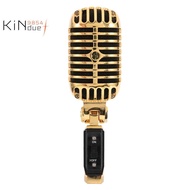 Professional Wired Vintage Classic Microphone Dynamic Vocal Mic Microphone for Live Performance Karaoke