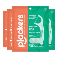 Package of 150 Plackers dental floss picks (new model)