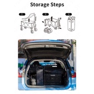 BLACKDOG Wagon BD-TC002 FOLDING PUSH-PULL TROLLEY BEARING 120KG