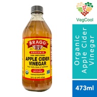 BRAGG Organic Apple Cider Vinegar 473ml (16 FL OZ) | Gluten Free | Unpasteurized | With The Mother