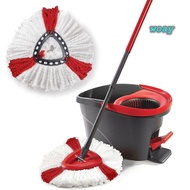 WOAY Mop Head 360° Spin Mop For O-Cedar/Vileda Wring Refill for O-Cedar/Vileda