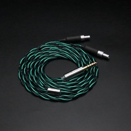 XINHS-A05 HiFI DIY MMCX 4-core 7N OCC+silver plated palladium modular plug headphone cable suitable 