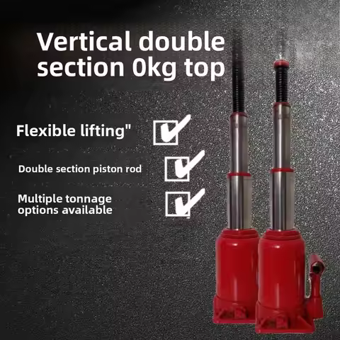 3T 2T Double Section Jack with Two Piston Rods Suitable for 2 Ton 3 Ton Vehicles Hydraulic Lifting T