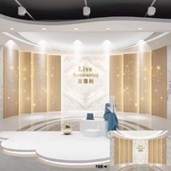 Customized Live Stream Wall Cloth Men Women Clothing Store HD 3D Stereo Video Camera Live Background