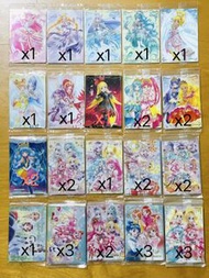 清 Precure 光之美少女 Pretty Cure 零食 威化 餅卡 20種 合共33張 不散 全新 日版 餅咭