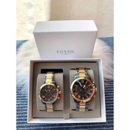 FOSSIL COUPLE WATCH (Gold/Black/Silver/etc)