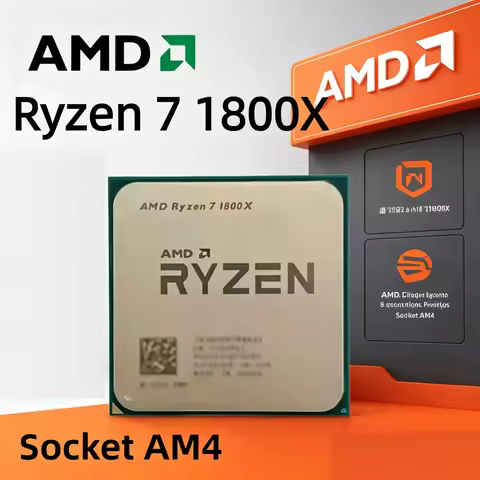 AMD Ryzen 7 1800X CPU R7 1800X 3.60GHz--4.0GHz 95W 8-cores 16-threads AM4 TDP Processor 95WCPU