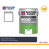 5Litre Nippon Paint 9000 Undercoat 5L (Wood & Metal Undercoat Primer)