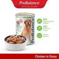[FOC 400g] ProBalance 9.6kg Gravy Wet Dog Food - 400g x 23 cans (2 Flavours)