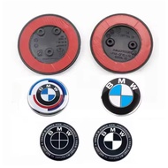 1P 81mm 2pins 3pins Car Emblem Front Bonnet Hood Rear Trunk Emblem For BMW 50th Anniversary Logo F10