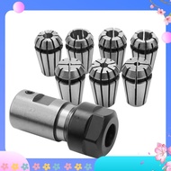 [a1t7jhwv]7Pcs ER11 1-7mm Spring Collets with ER11A 5mm Motor Shaft Holder Extension Rod