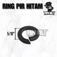 PeerRing, Black PearRing 5/16" M8/ WL Spring Lock Washer/