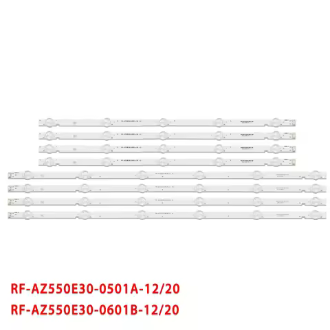 8pcs/set LED strip For 55" TV 55UJ6200 55UJ6300 PTV55U21 RF-AZ550E30-0501A-12 RF-AZ550E30-0601B-12 S