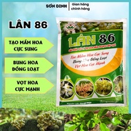 Lan 86 foliar fertilizer is a solution for flowering and fruit to create flower buds, bloom simultan