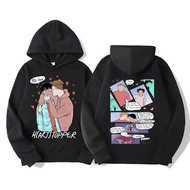 Heartstopper Hoodies Anime Pullovers Streetwear Harajuku Men Couple Clothes Graphic Tee