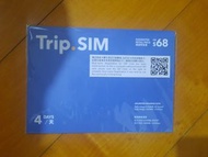 Trip.sim 4日旅遊數據漫遊卡   日本、韓國日、台灣、泰國、新加坡、澳門、中國、澳洲、新西蘭、馬來西亞、柬埔寨、印度、越南、印尼、菲律賓