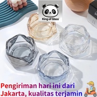 Aesthetic Glass Ashtray Luxury Ashtray Grey Container Unique Ashtray Glass Ashtray Milan